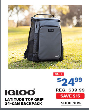 Igloo Latitude Top Grip 24-Can Backpack
