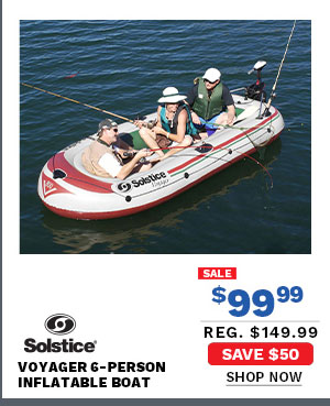 Solstice Voyager 6-Person Inflatable Boat