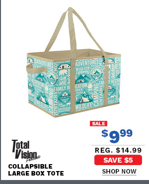 Total Vision Collapsible Large Box Tote