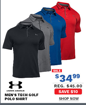 Under Armour Men's Tech Golf Polo Shirt