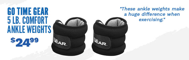 Go Time Gear 5 lb. Comfort Ankle Weights