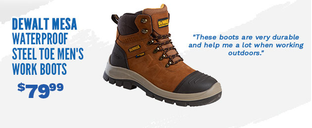 DeWalt Mesa Waterproof Steel Toe Men's Work Boots