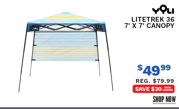 Yoli LiteTrek 36 7' x 7' Canopy