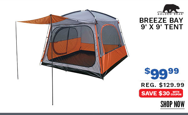 Golden Bear Breeze Bay 9' x 9' Tent