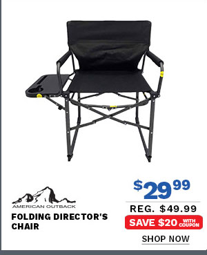 American Outback Folding Directors Chair