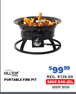 Hilltop Gear Portable Fire Pit