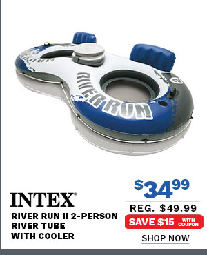 Intex River Run II 2-Person River Tube with Cooler