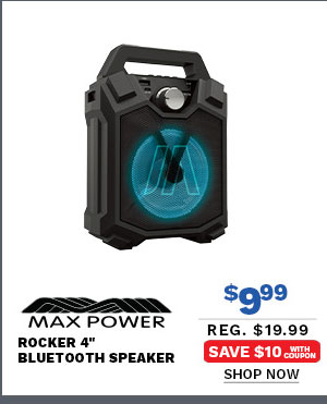 Max Power Rocker 4" Bluetooth Speaker