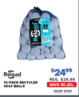 Reload 12-Pack Recycled Golf Balls