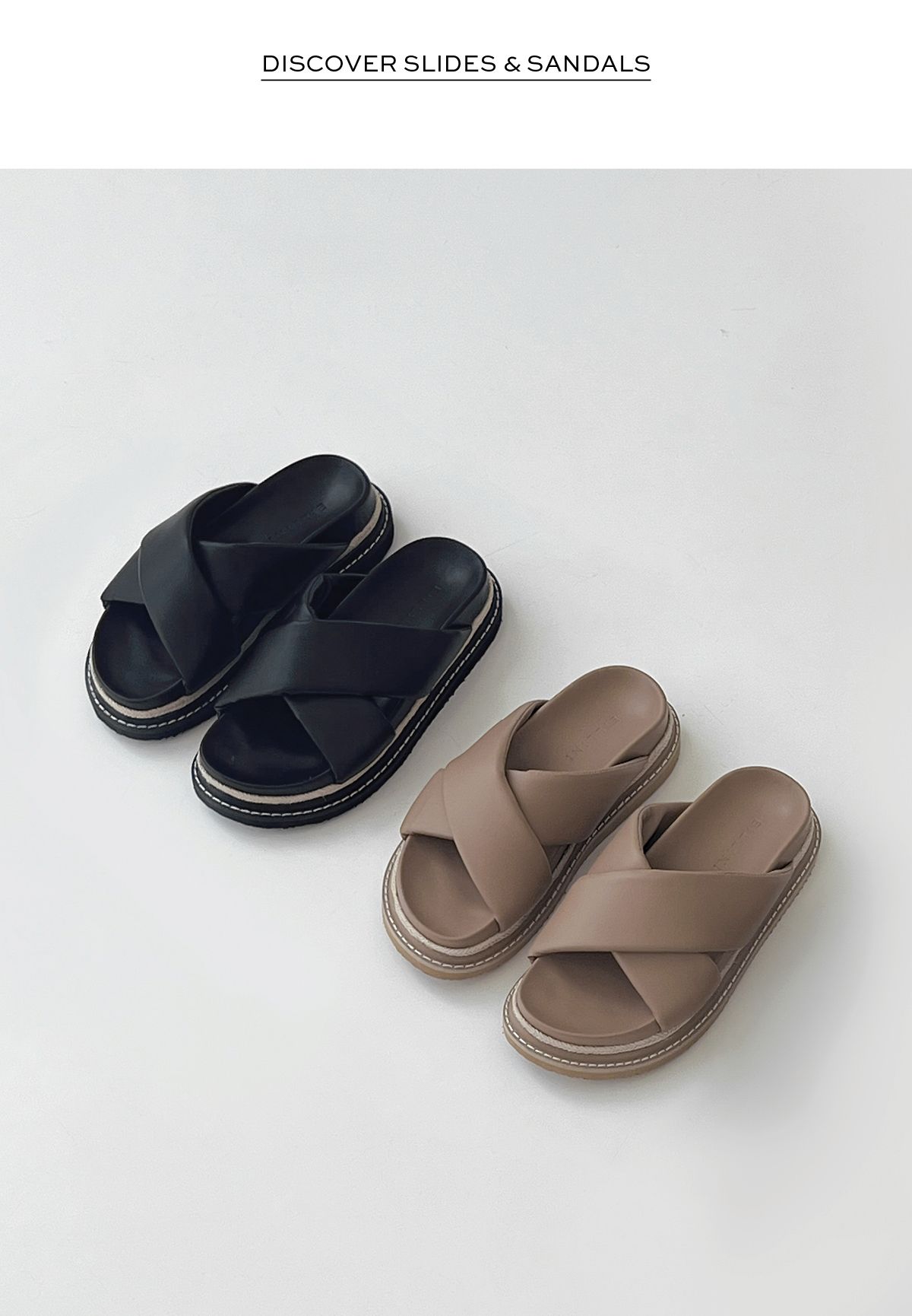 Discover slides & sandals