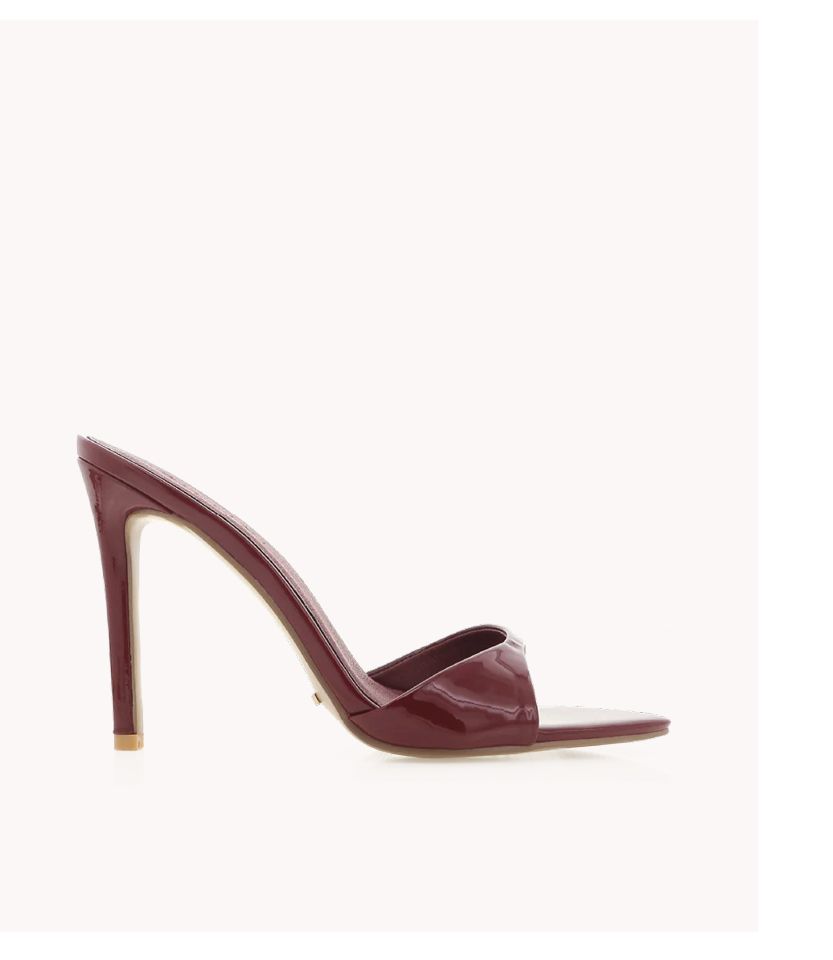 CHERRY RED PATENT