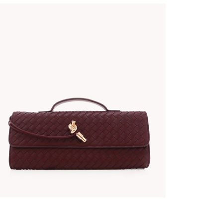 ALICE CLUTHC BAG - WINE