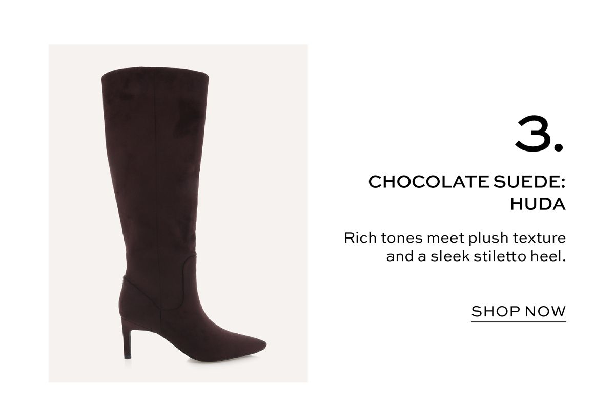 HUDA - CHOCOLATE SUEDE