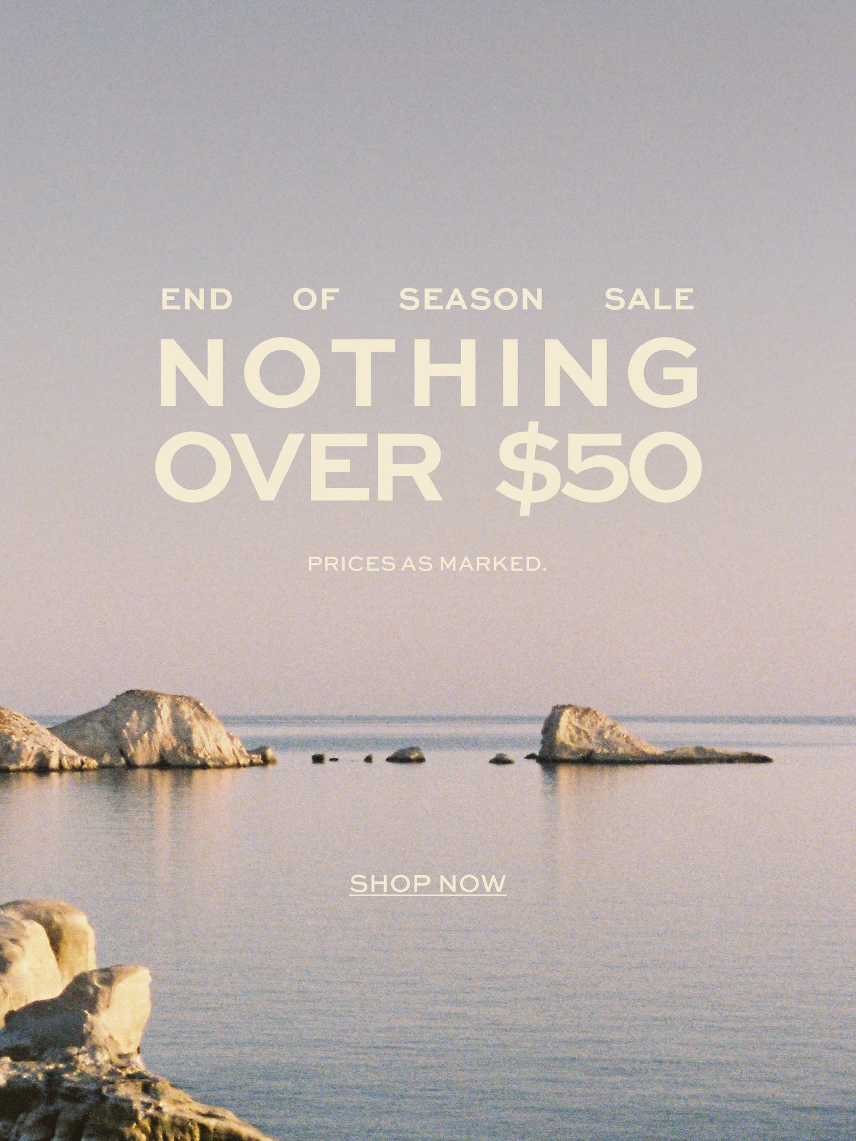 NOTHING OVER $50
