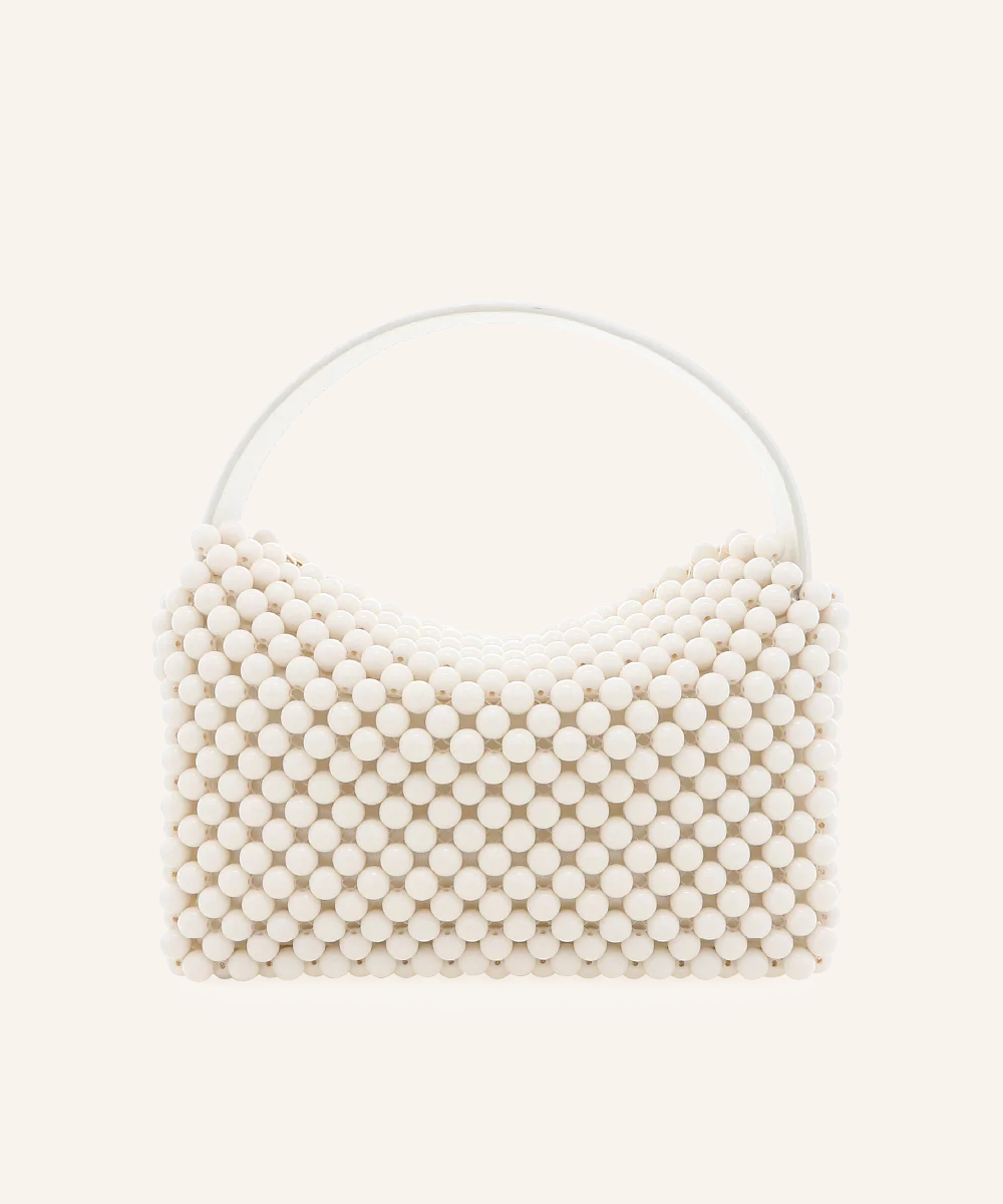 THE JEANIE HANDLE BAG - BONE
