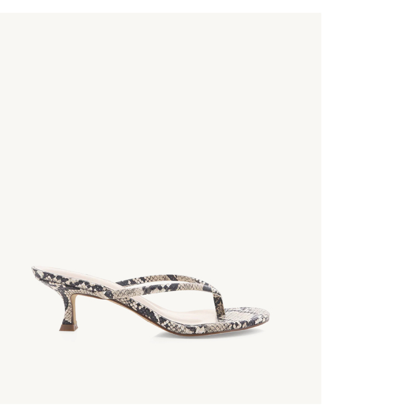 BLLINI | ESTI ECRU SNAKE