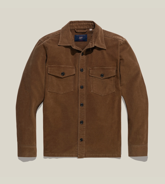 A product shot of Bills Khakis Shirt Jacket - Wool Herringbone - Classic Fit