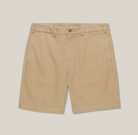 Product shot of a Bills Khakis Heritage Wash Original Twill Shorts