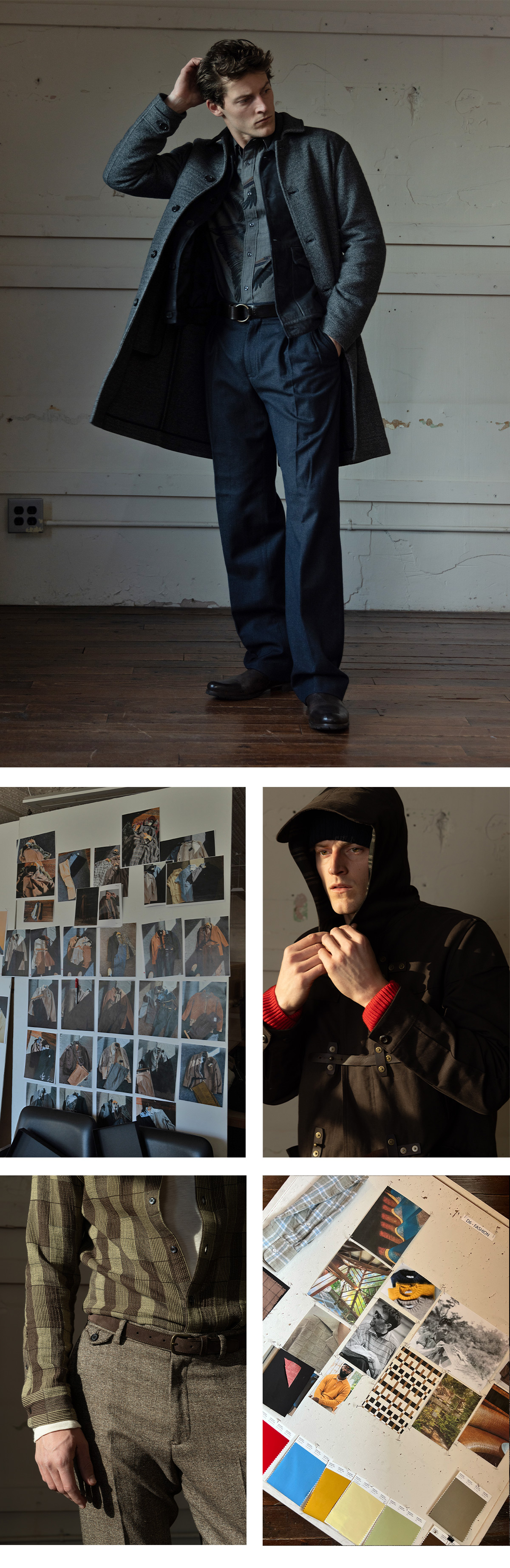 Preview of the upcoming collection.