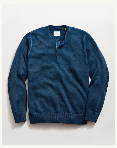 Garment Dyed Henley