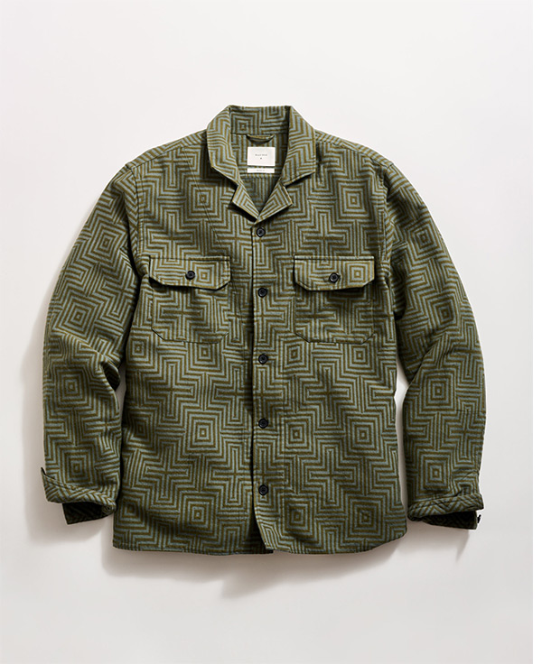 Optical Jacquard Overshirt