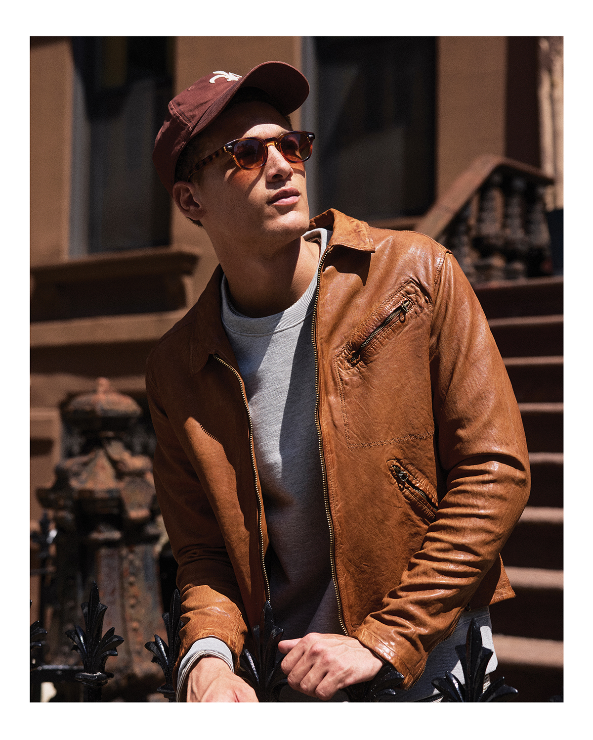 Model wears Billy Reid bestsellers.