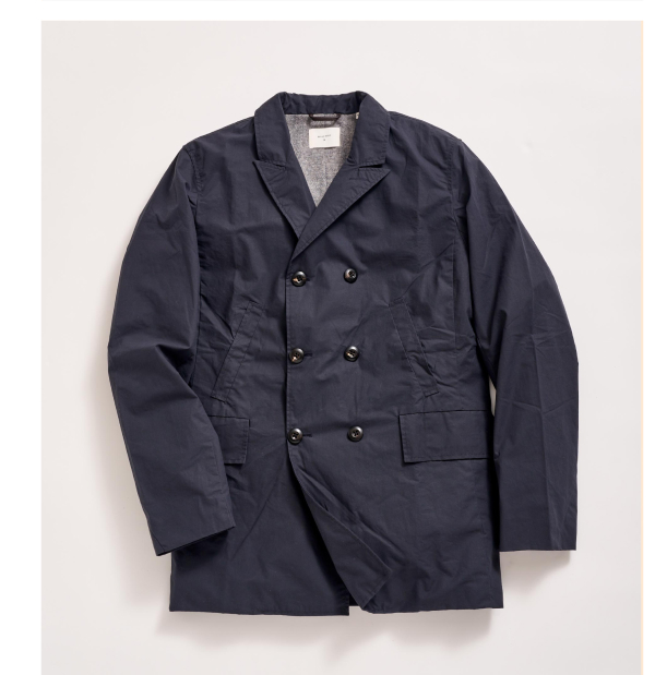Waxed Bond Peacoat