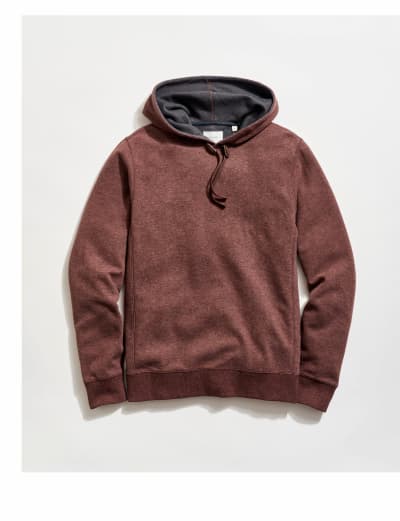 Rib Pullover Hoodie