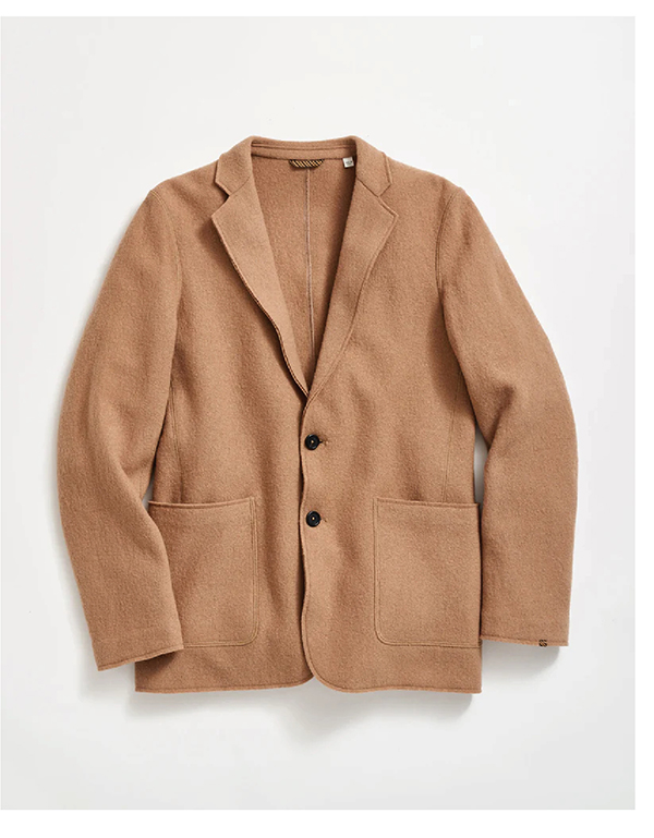Boiled Wool Sport Coat