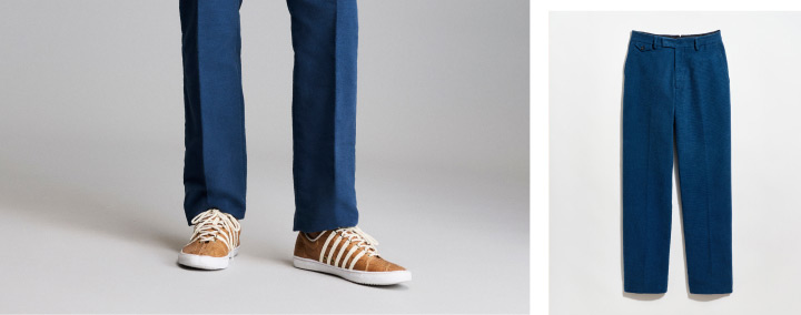 Moleskin Flat Front Trouser