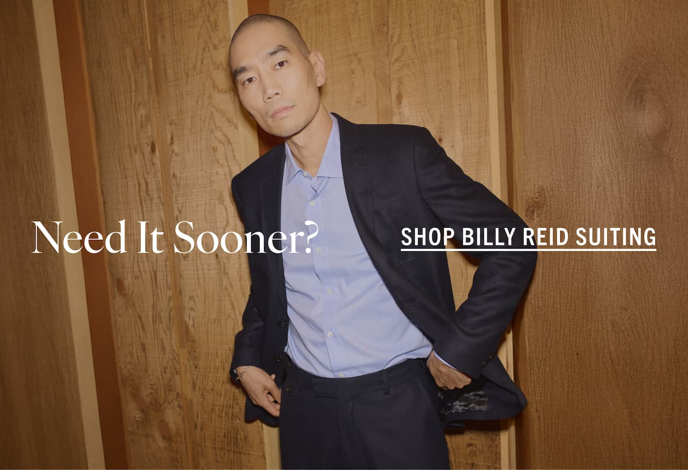 Need It Sooner? Shop Billy Reid Suiting