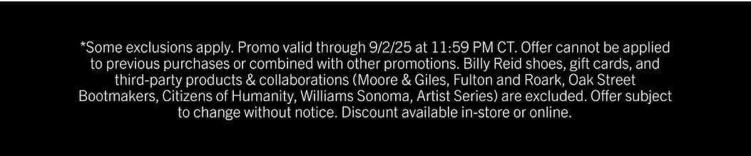 Exclusions apply