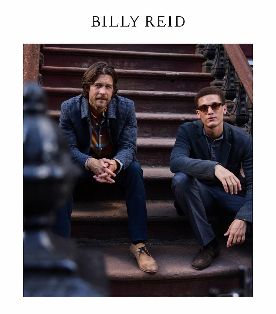 Models wear Billy Reid