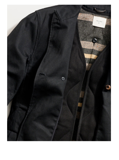 Waxed Bond Peacoat