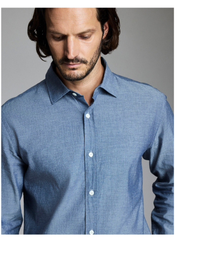 Chambray Holt Dress Shirt