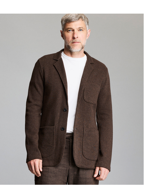 Heathered Knit Sport Coat