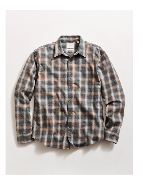 Melange Grid Plaid Wilson Shirt