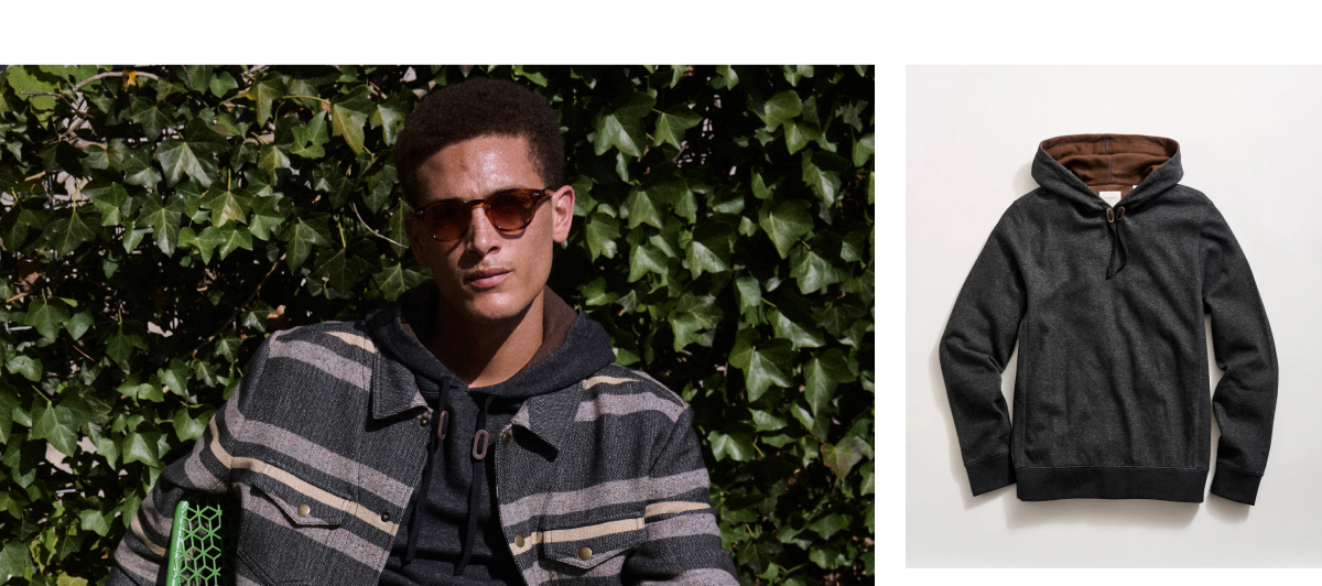Rib Hoodie Pullover
