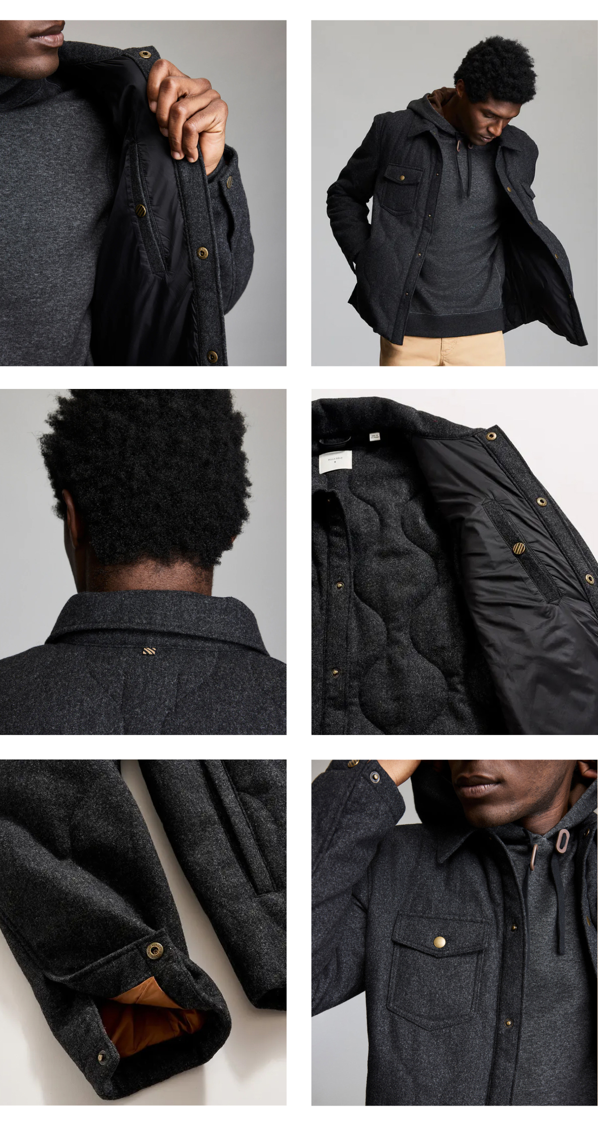 Model shows the Theo Jacket