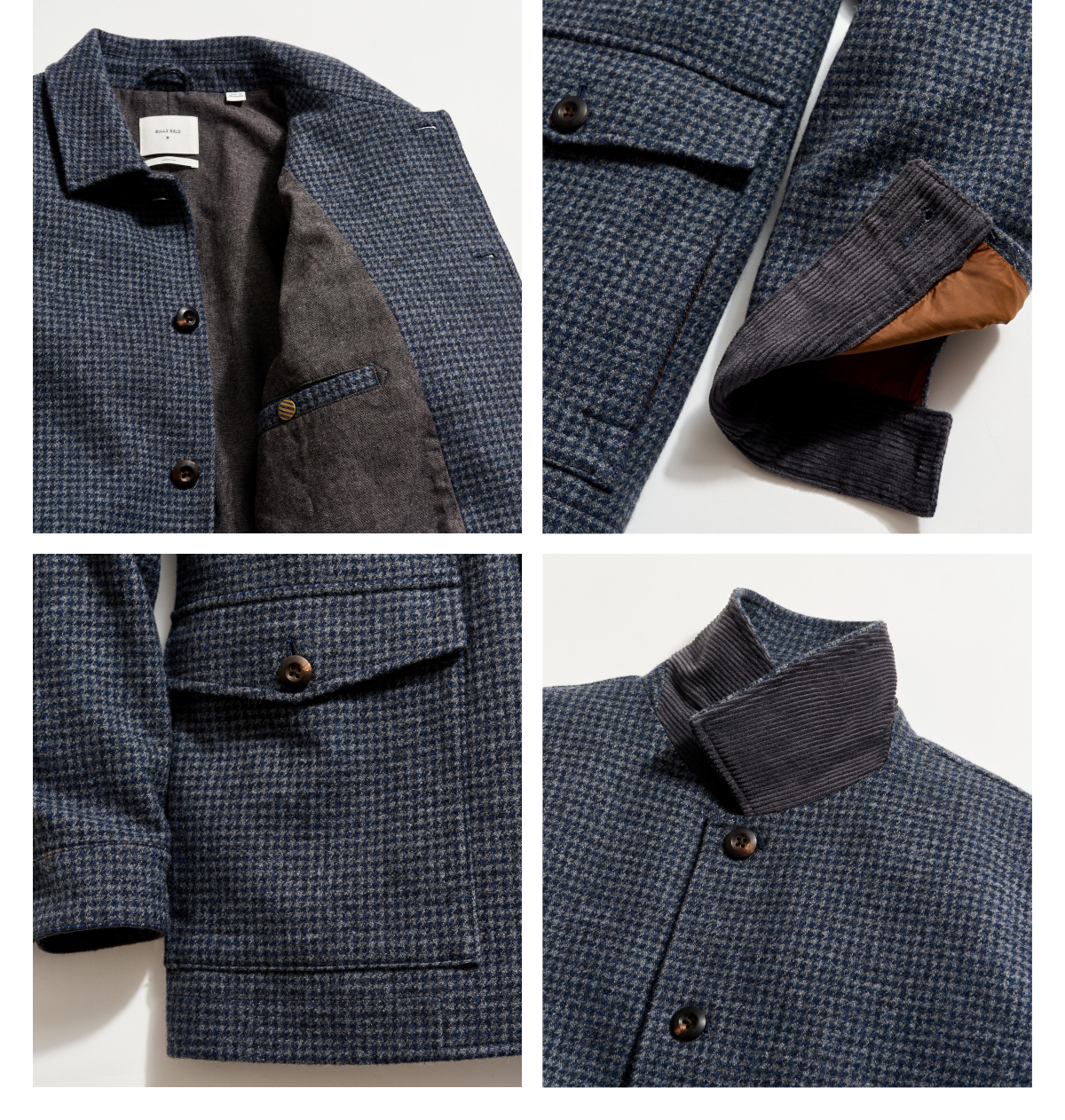 Detail shots of the jacket