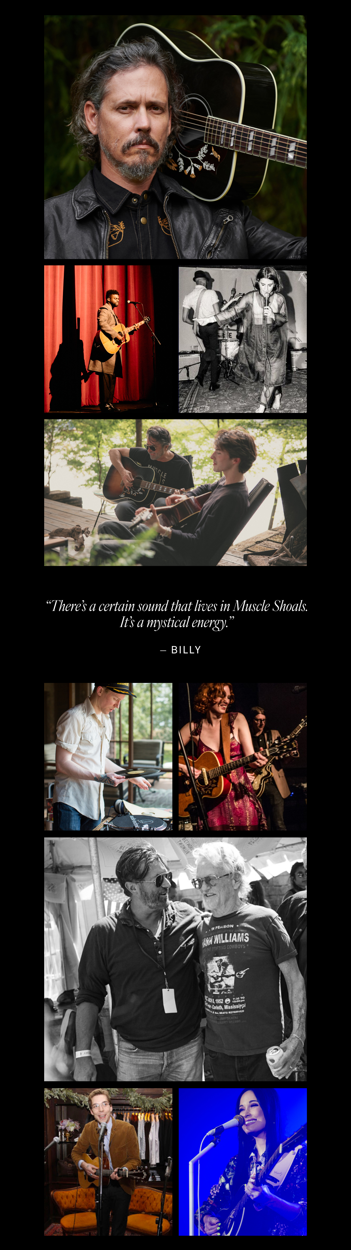 Musical friends of Billy Reid