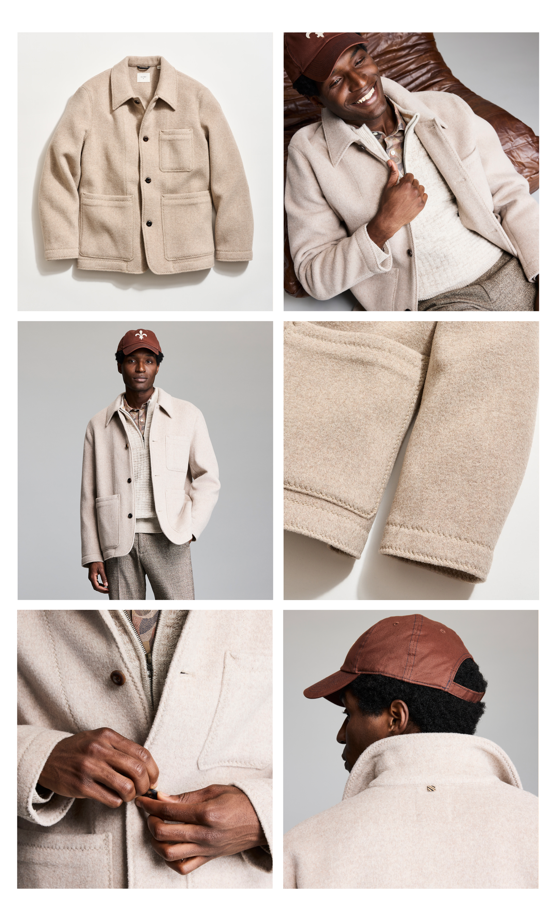 Grid of the coat