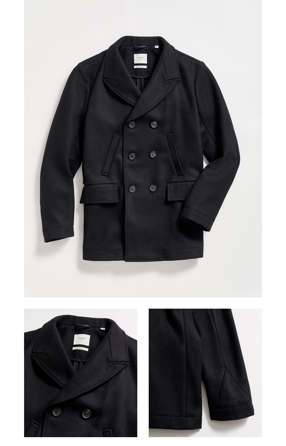 Black Bond Peacoat