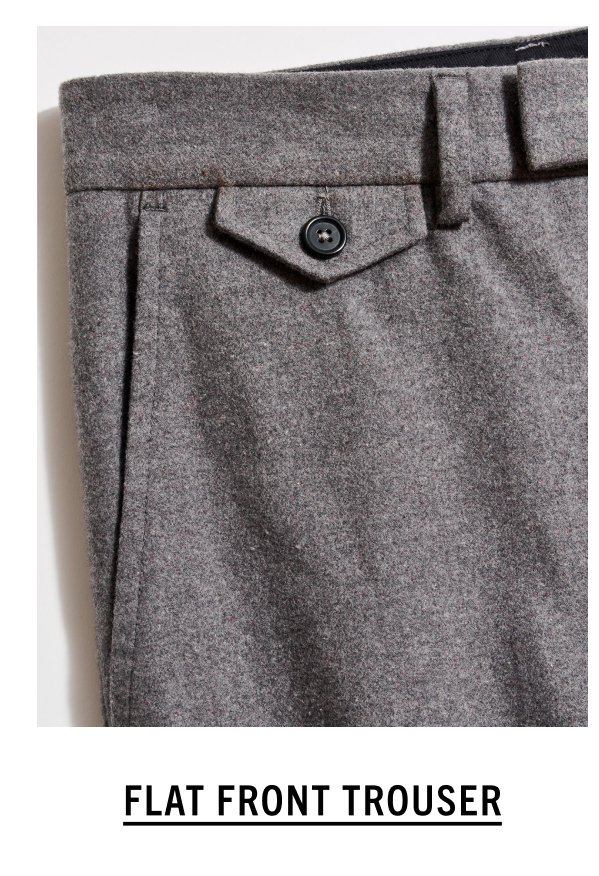 Flat Front Trouser
