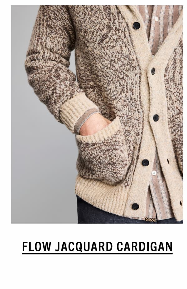 Flow Jacquard Cardigan