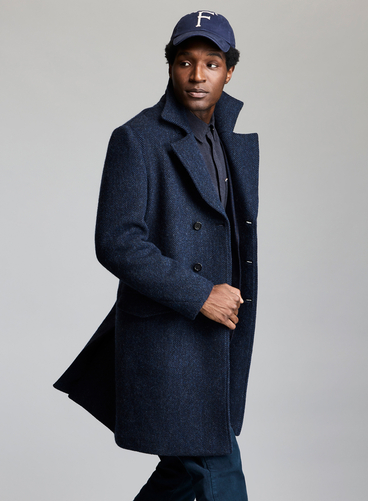 Model wears the Bowery Coat