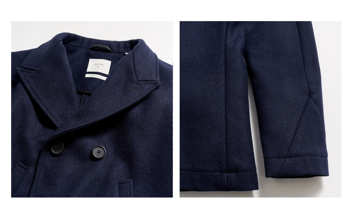 Details of the coat.