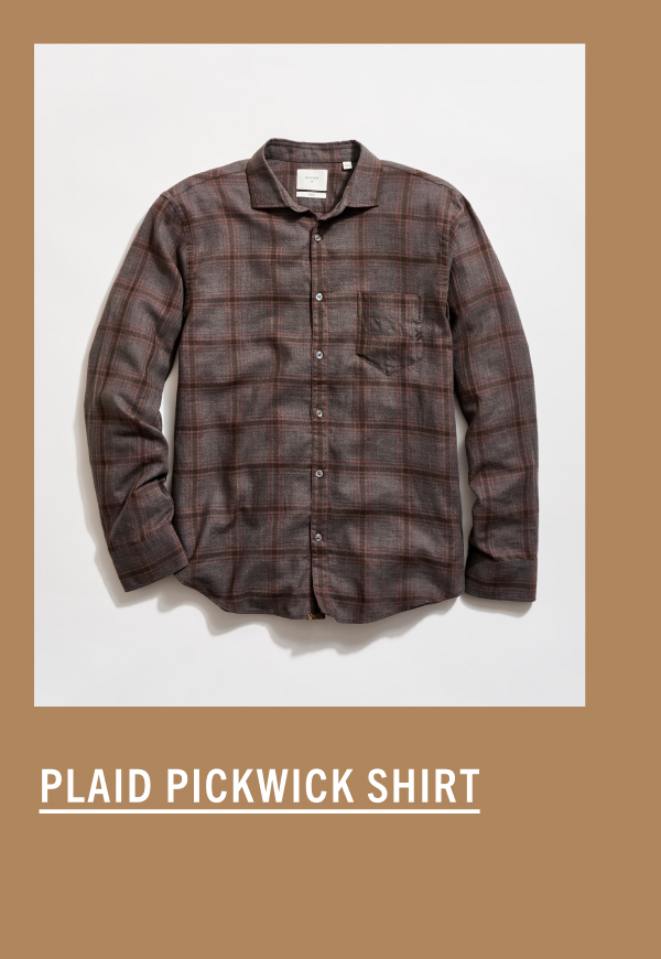Grid Plaid Pickwick Shirt