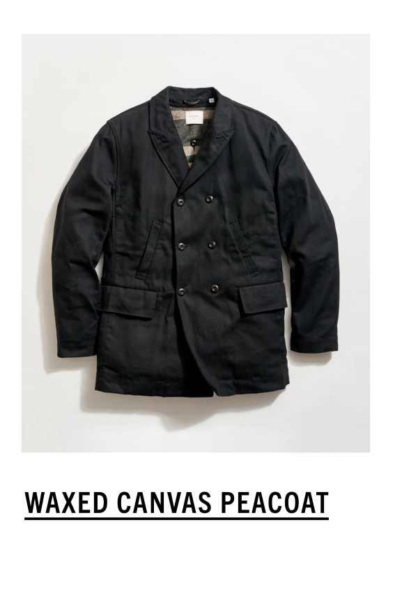 Waxed Canvas Bond Peacoat