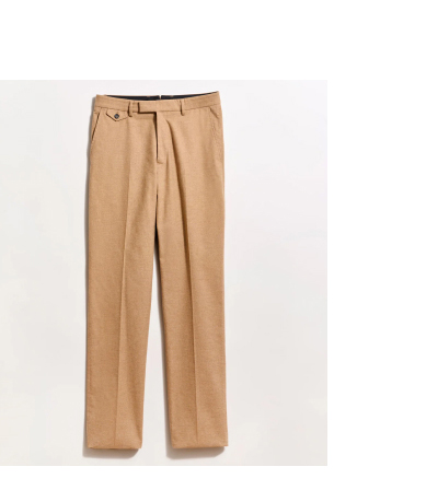 Flannel Flat Front Trouser